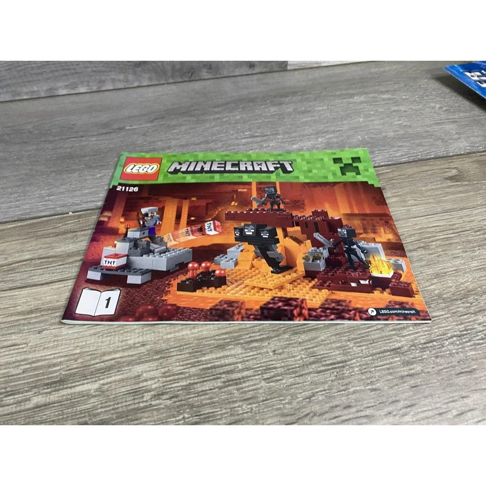 LEGO Minecraft 21126 The Wither Instruction Manual‎ Book 1 2016 Illustrated Set